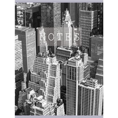 Тетрадь А4 80 л клетка  скобка для конспектов MEGAPOLIS (бел.лист) Т4804971