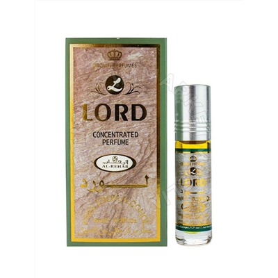 Al-Rehab Concentrated Perfume LORD (Мужские масляные арабские духи ЛОРД, Аль-Рехаб), 6 мл.