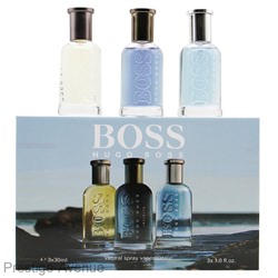 Парфюмерный мужской подарочный набор Hugo Boss 3 x 30 ml
