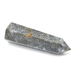 Агат с включениями пирита "Карандаш" 33*32*118мм, 200г