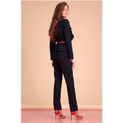 Liona Style 621 темно-синий, Брюки,  Жакет,  Накидка