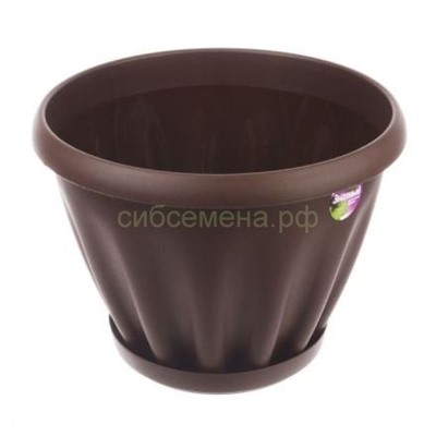 Горшок Знатный с/п 0,45л шоколад