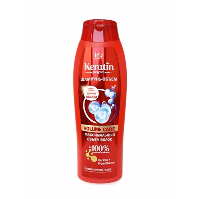 Шампунь KERATIN PROGRAM 400мл Объем IRIS