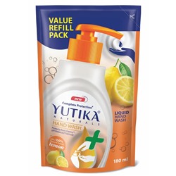 Hand Wash LEMON, Yutika (Жидкое мыло для рук ЛИМОН, Ютика), 180 мл.