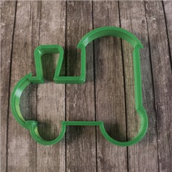 Вырубка для пряника "Паровозик" пластик, 11 см