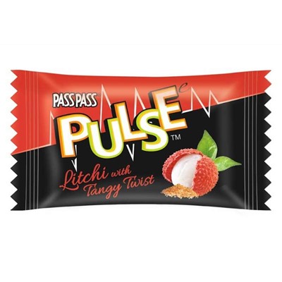PULSE Litchi with Tangy Twist (Леденцы ЛИЧИ С СОЛЬЮ), 1 шт.