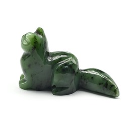 Кошка из нефрита 77*31*46мм, 107г