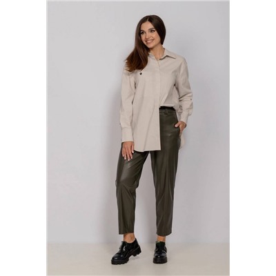 Mislana 265 бежевый+хаки, Брюки,  Блуза