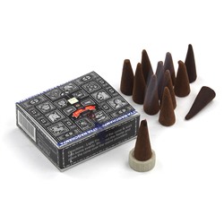SUPER HIT DHOOP CONES, Satya (СУПЕР ХИТ конусные благовония, Сатья), уп. 12 конусов + подставка.