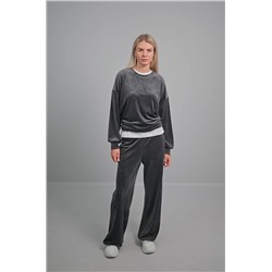 Женский велюровый костюм оверсайз Happyfox