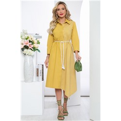 Платье Бэлла (горчица) П5418
