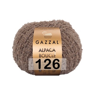 Пряжа Gazzal Alpaca Boucle