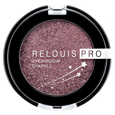 RELOUIS Тени для век RELOUIS PRO Eyeshadow Sparkle тон 07 Purple smoky РБ780-21