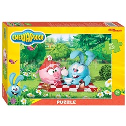 Мозаика "puzzle" 35 дет. MAXI "Смешарики" 91236, 91236
