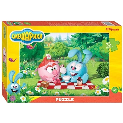 Мозаика "puzzle" 35 дет. MAXI "Смешарики" 91236, 91236
