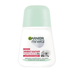 Дезодорант-roll MINERAL  50мл Эффект магния Garnier