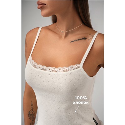 Женская пижама с шортами из ажурного хлопка Happyfox