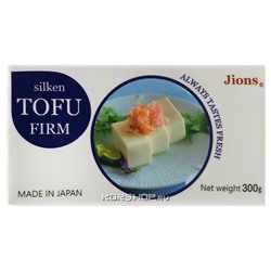 Тофу Silken Tofu Firm Jions, Япония, 300 г. Срок до 13.08.2024.Распродажа
