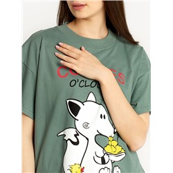 Футболка ФЛ-2 "Оверсайз" хаки