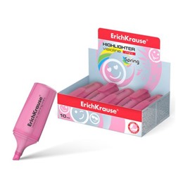 Текстовыделитель Visioline Mini Spring розовый 48788 ErichKrause