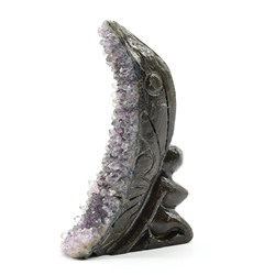 Друза аметист "фея" 64*15*105мм. вес 104г.