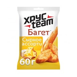 Сухарики"Хрустим Багет", 60 гр.