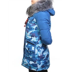 FT-16-082 Пуховик женский зимний (синтепух, искусственный мех) размер S - 42 российский