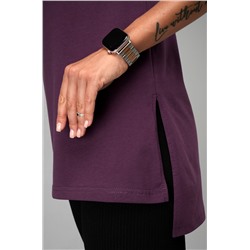 Женская удлиненная футболка с разрезами Happyfox