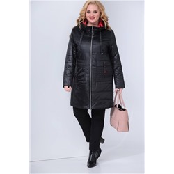 Shetti 2060 черный, Полупальто