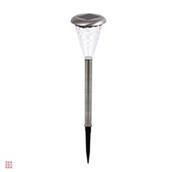 INBLOOM Фонарь на солн. бат. 8х37см LED1*Бел IP44 1*1, 2vNi-MH AAA600mAH 2.1v30мА,  металл, пластик