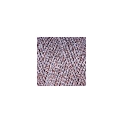 Macrame cotton lurex