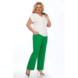 Элль-стиль 2196 зеленый, Брюки,  Блуза,  Жакет