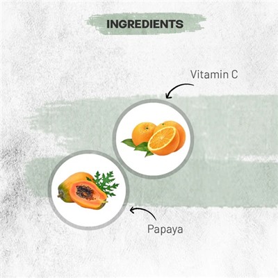 PAPAYA FRUCARE Face Wash, Luster (ПАПАЙЯ ФРУКЕА травяной гель для умывания без сульфатов и парабенов С ЭКСТРАКТОМ ВИТАМИНА C, Ластер), 110 мл.