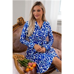 Платье миди с поясом