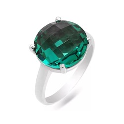 Кольцо из серебра параиба кварц, Ю-100М49