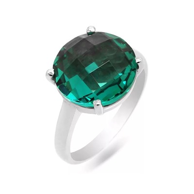 Кольцо из серебра параиба кварц, Ю-100М49