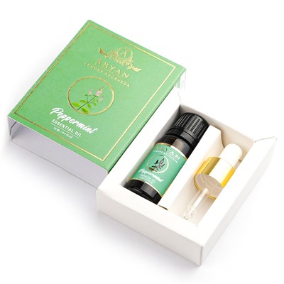 PEPPERMINT Essential Oil, ARYAN (МЯТА ПЕРЕЧНАЯ эфирное масло, АРЬЯН), 12 мл.