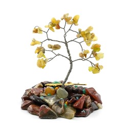 Дерево счастья с опалом среднее 100*100*115мм.