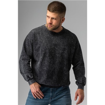 Мужской свитшот оверсайз из футера двухнитки Happyfox