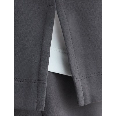 Брюки из облегченного футера с эластаном