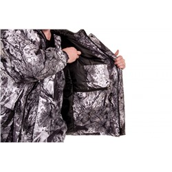 Костюм зимний мужской Снеговик (алова, изморозь)