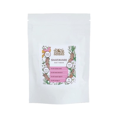 SHATAVARI Powder, Indibird (Маска для тела ШАТАВАРИ ПОРОШОК для наружного применения, Индибёрд), 100 г.