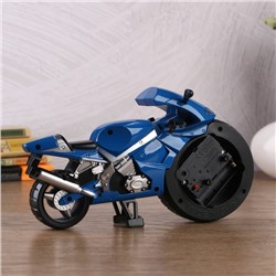 Будильник "Байк", часы на колесе, микс, 14х23 см