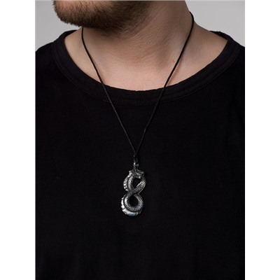 Амулет Totem №44 УРОБОРОС - 2 в 1: подвеска и брелок (шнурок и брелочное кольцо), 1 шт.