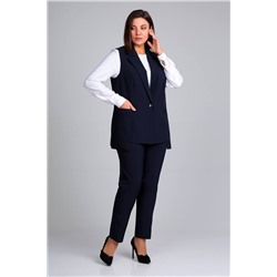 Liona Style 859 темно-синий, Брюки,  Блуза,  Жилет