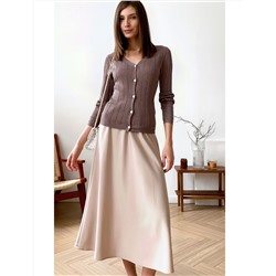 Жакет из вискозы тонкой вязки с люрексом