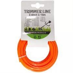 Леска для триммера 2,4мм*15м звезда (Trimmer Line) А-78