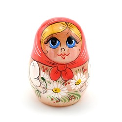 Скульптура из селенита "Матрешка малая" 38*38*50мм