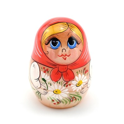Скульптура из селенита "Матрешка малая" 38*38*50мм