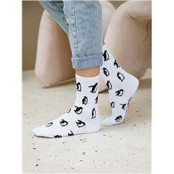Носки р.35-40 "TxT" Пингвины